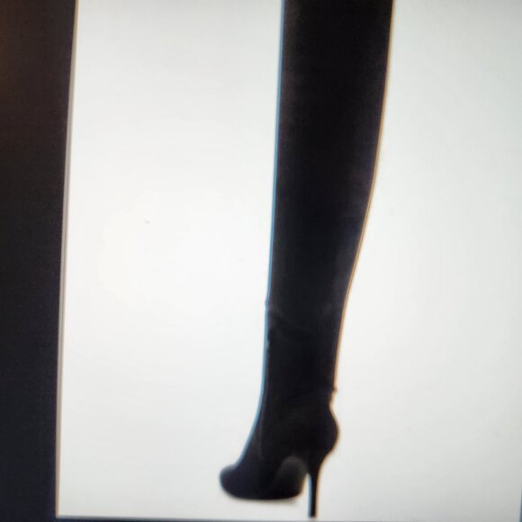 Jessica Simpson Black "Abrine" Microsuede Over the knee boots. NIB. Size 7 - Picture 3 of 10